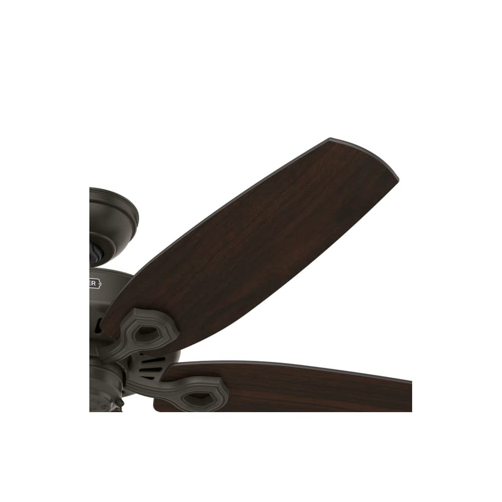 Hunter Builder Elite Ceiling Fan 52 New Bronze Stained Oak