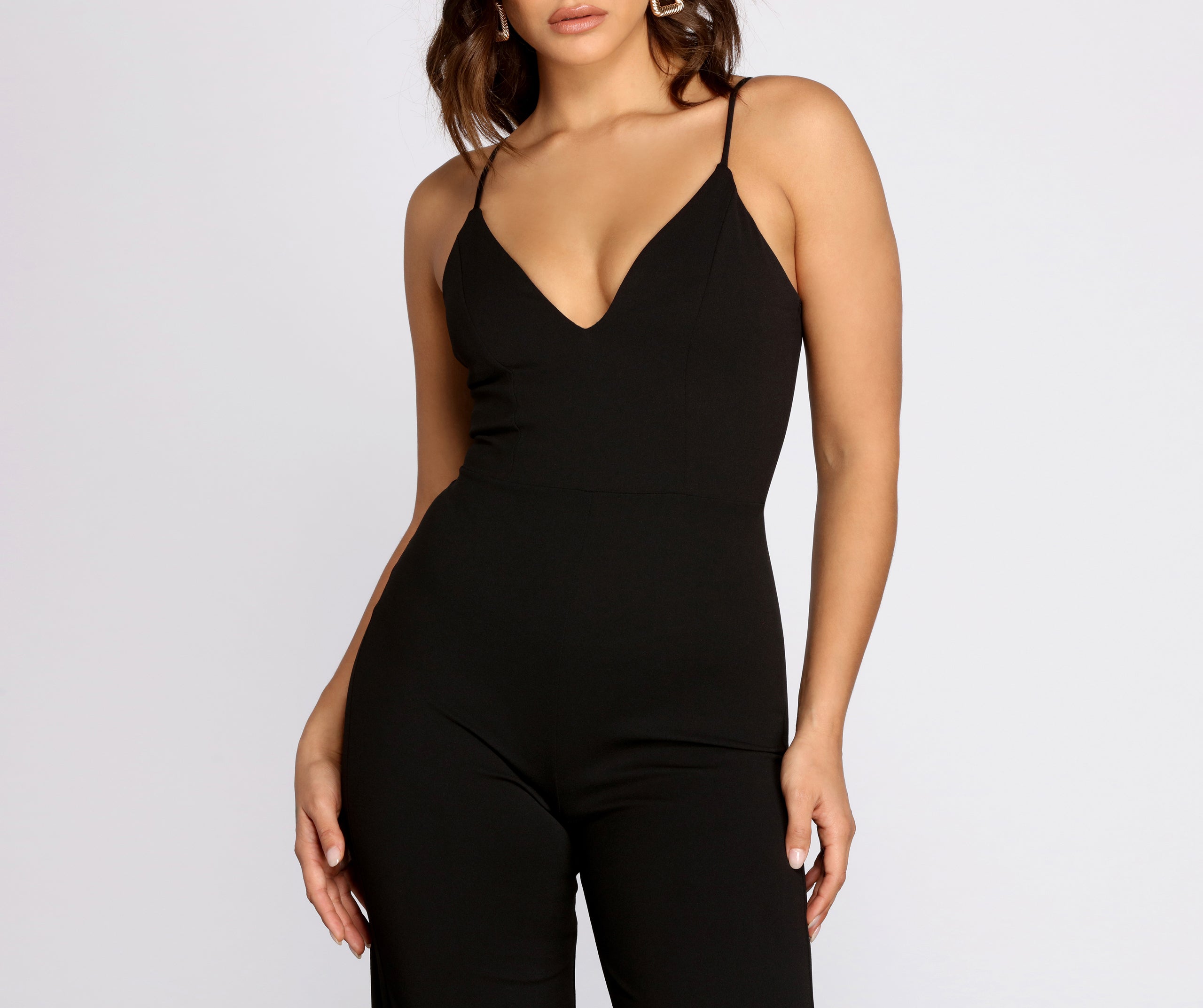 Fit For A Flattering Finish Sleek Jumpsuit