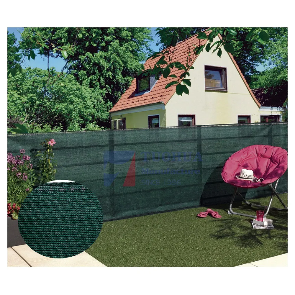 Direct Factory supply Fence Cover Summer Sunshade Net Courtyard Patio Balcony Garden Privacy Screen