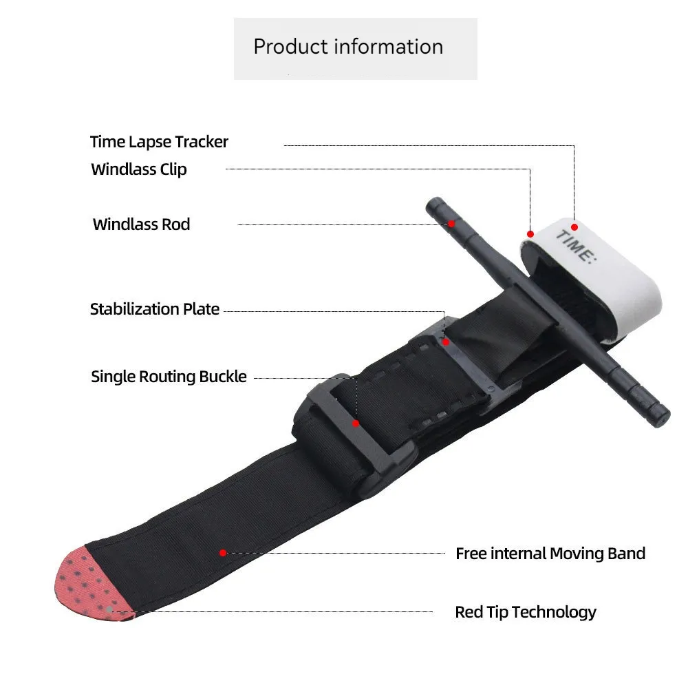 Tourniquet Set Outdoor First Aid Supplies Tactical Emergency Kit Camping Survival Set