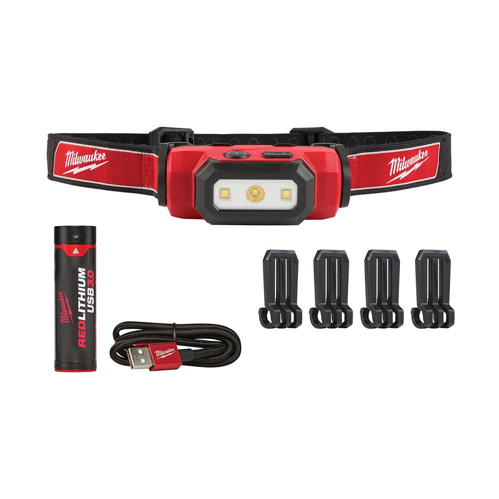 Milwaukee USB Rechargeable Hard Hat Headlamp 2111-21 from Milwaukee