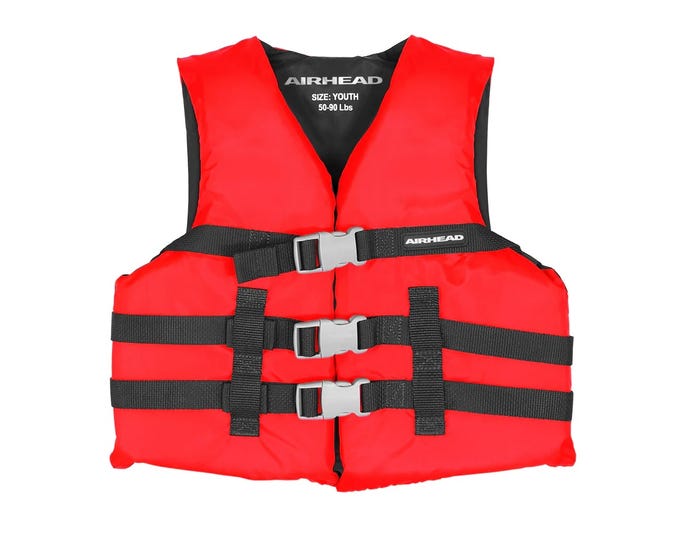 Airhead Child General Purpose Life Vest， Red - 30002-02-A-RD-RK