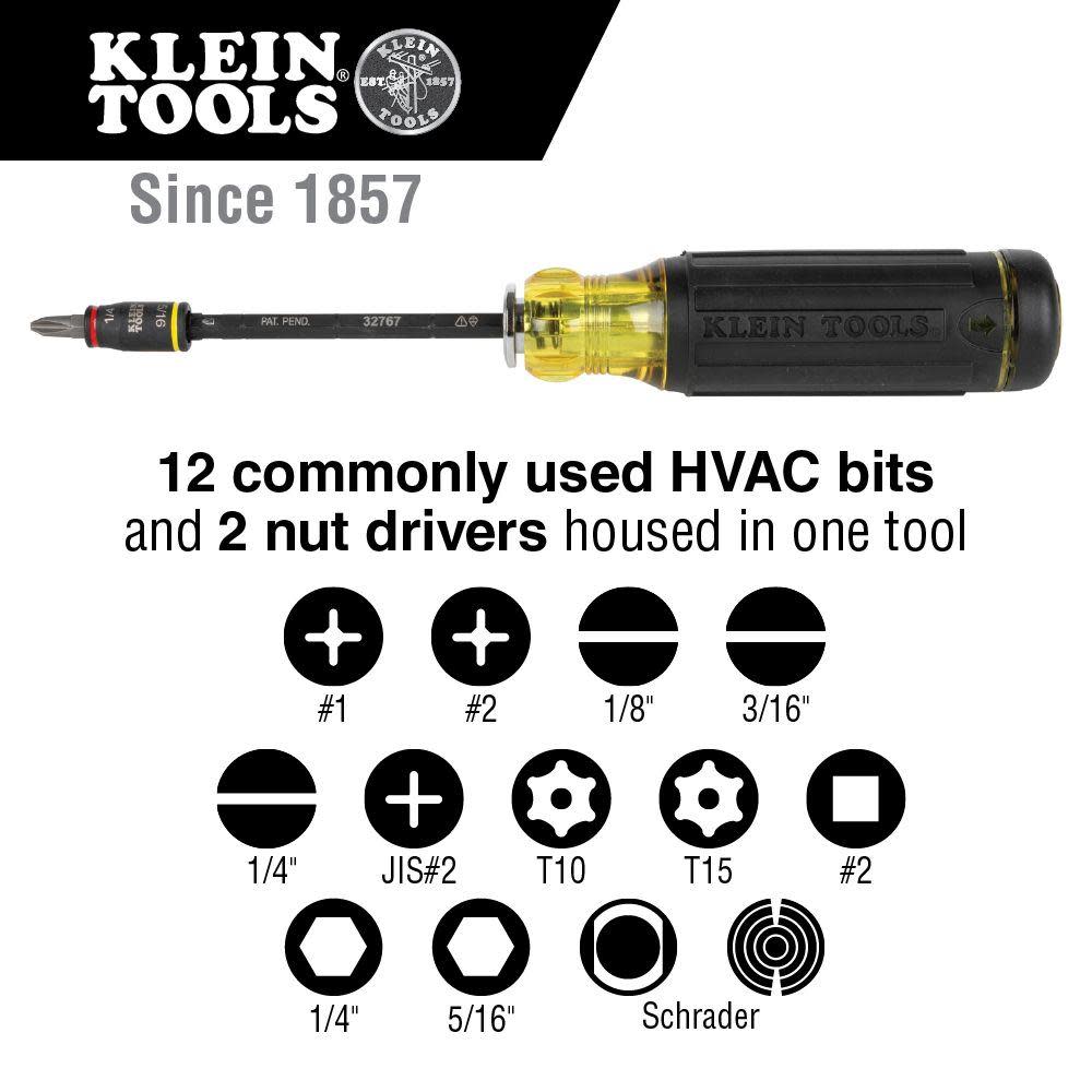 Klein 14 in 1 HVAC Adjustable Screwdriver