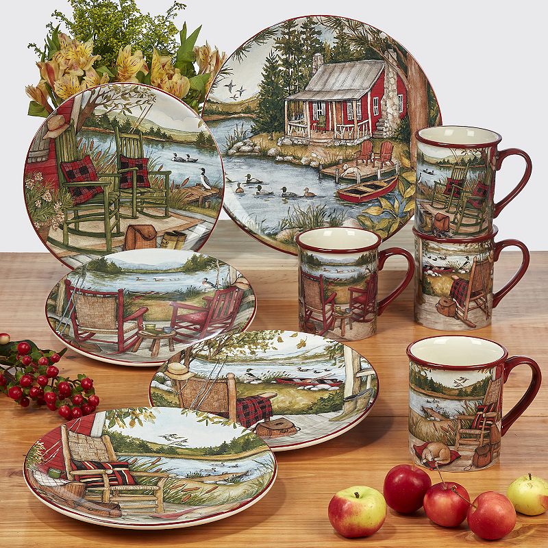 Certified International Lake Retreat 16-pc. Dinnerware Set