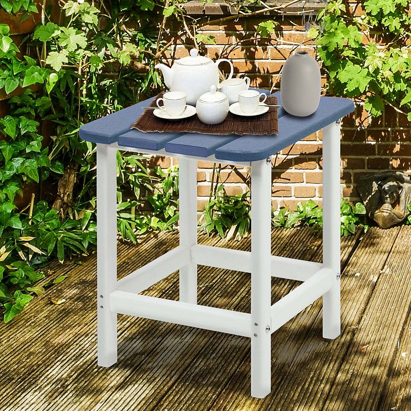 Aoodor Adirondack Square Outdoor Side Table