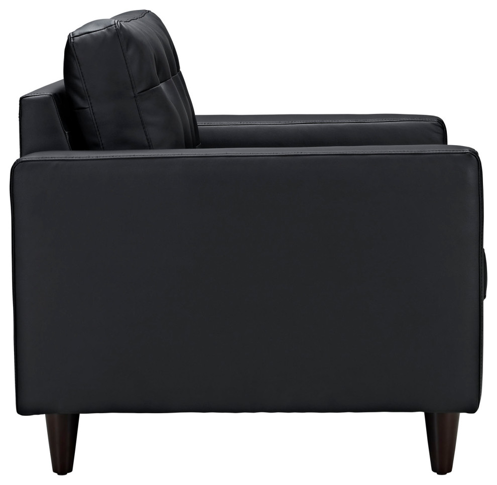 Black Empress Sofa and Armchairs Set of 3   Midcentury   Sofas   by Morning Design Group  Inc  Houzz