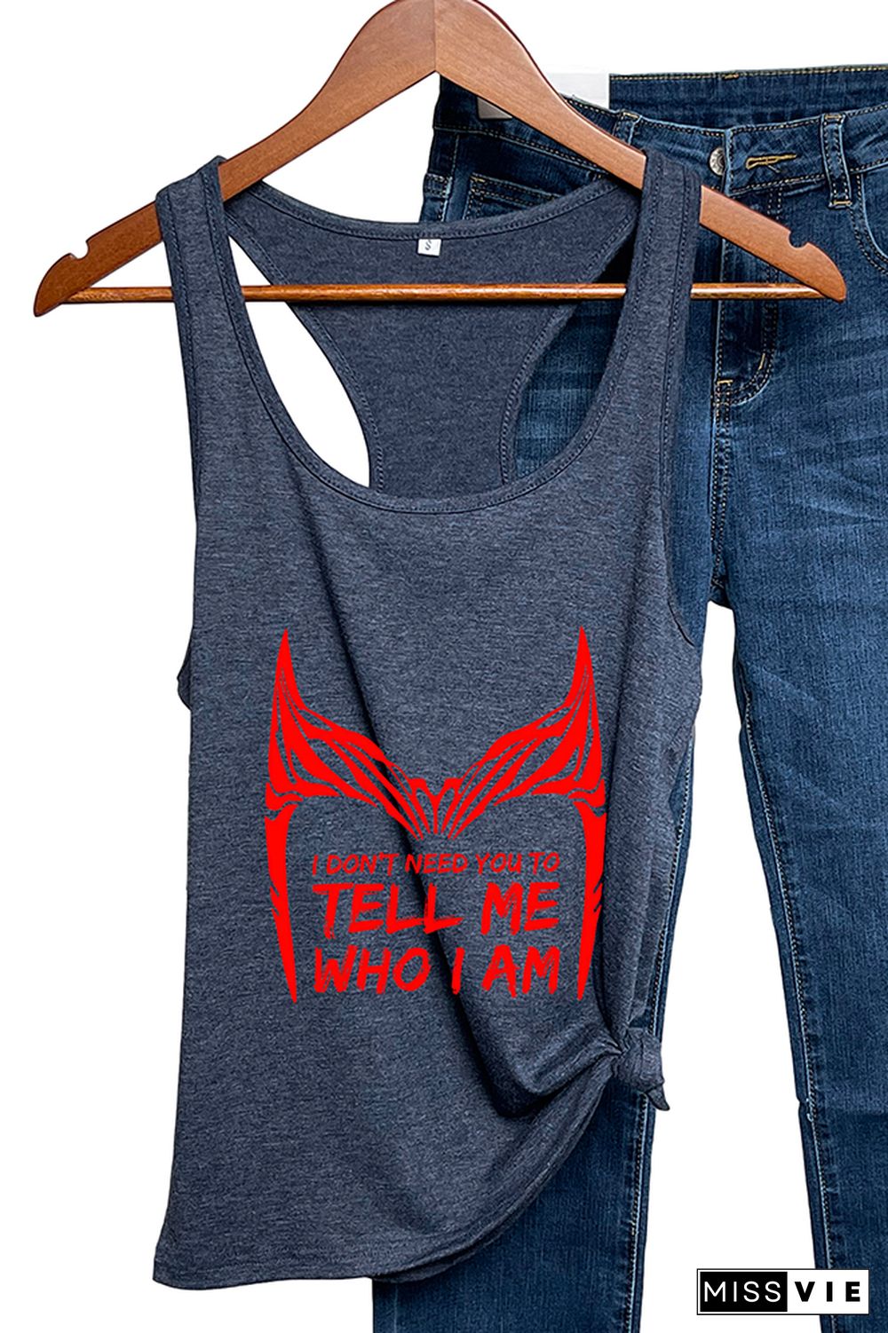 Scarlet Witch Crown Tiara, I Don’t Need You To Tell Me Who I Am Sleeveless Tank Top Wholesale