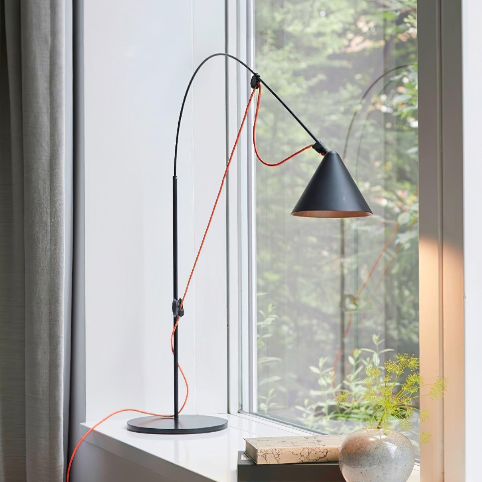 Ensure Black Table Lamp