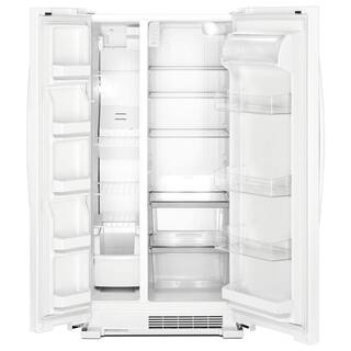 Whirlpool 22 cu. Ft. Side by Side Refrigerator in White WRS312SNHW