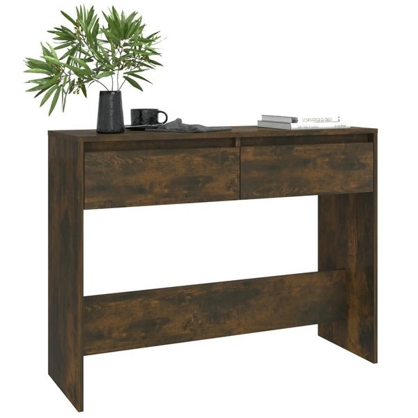 Console Table Smoked Oak 39.4