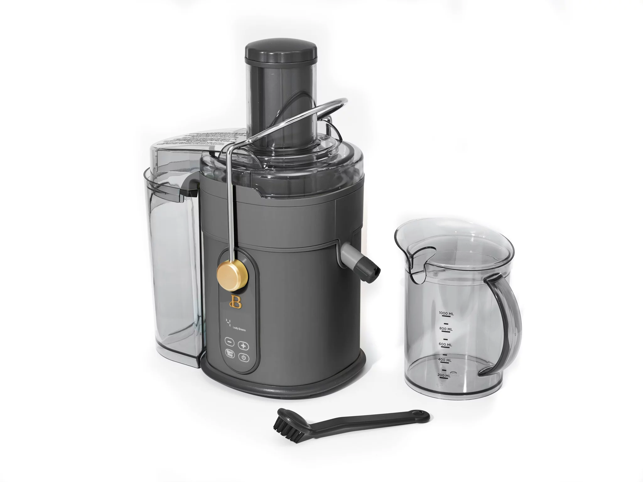 Beautiful 5-Speed Juice Extractor with Touch Activated Display， Oyster Grey， by Drew Barrymore