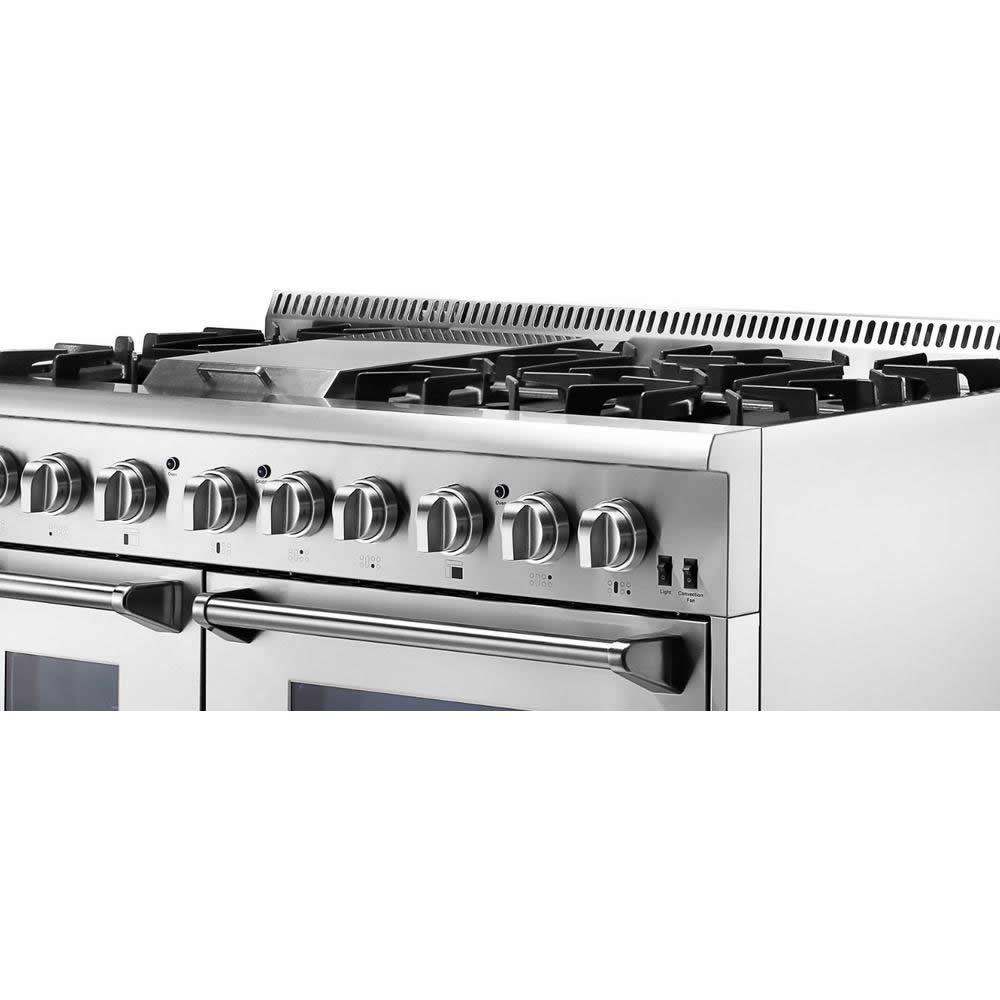 Thor Kitchen 48-inch Freestanding Dual-Fuel Range HRD4803U