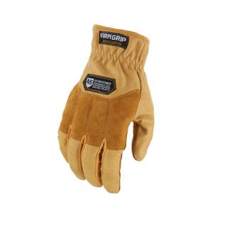 FIRM GRIP A6 Cut Large Leather Impact Utility Glove 63437-06