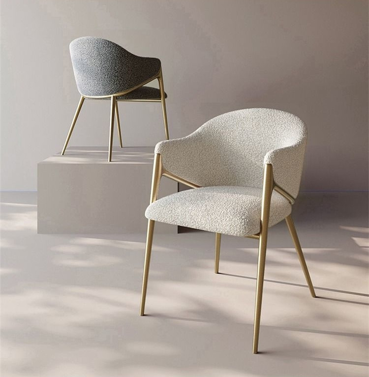 Light Luxury Postmodern Minimalist Dining Chair   Contemporary   Dining Chairs   by Miron Demid LLC  Houzz