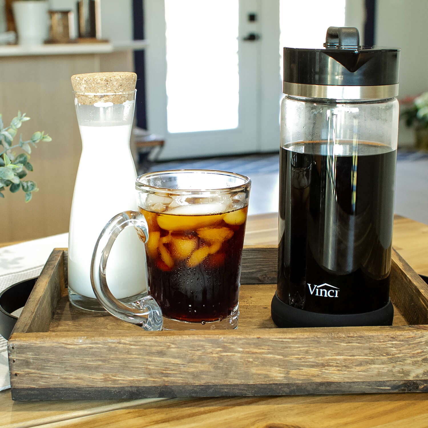 Vinci 1.1 L Black/Clear Cold Brew Coffee Maker