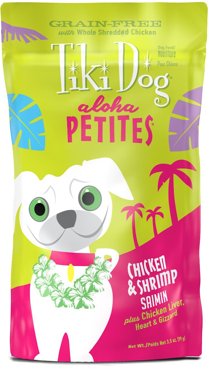 Tiki Dog Aloha Petites Variety Pack Grain-Free Wet Dog Food Pouches