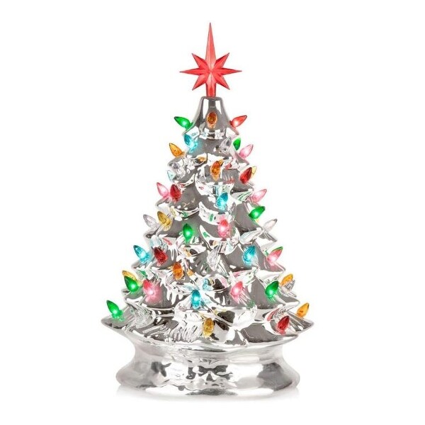 RJ Legend Cordless Hand Painted Ceramic Tree (9 Inch/ 15 Inch)