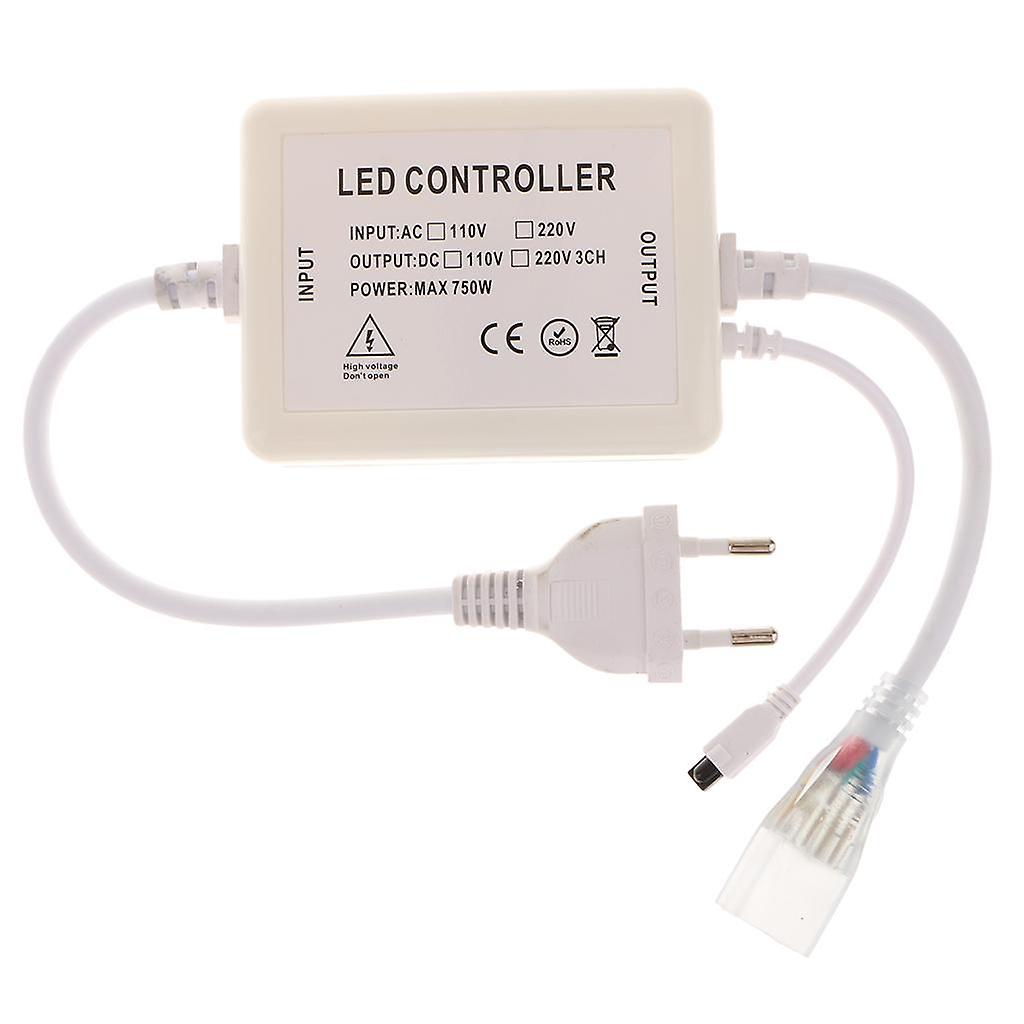 2x20-key Led Rf Remote Controller Rgb Dimmer For Led Strip Light 220v Eu Plug