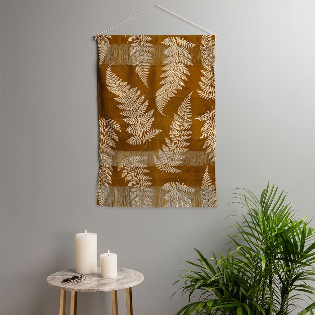 Avenie Countryside Garden Ferns Fiber Wall Hanging Society6