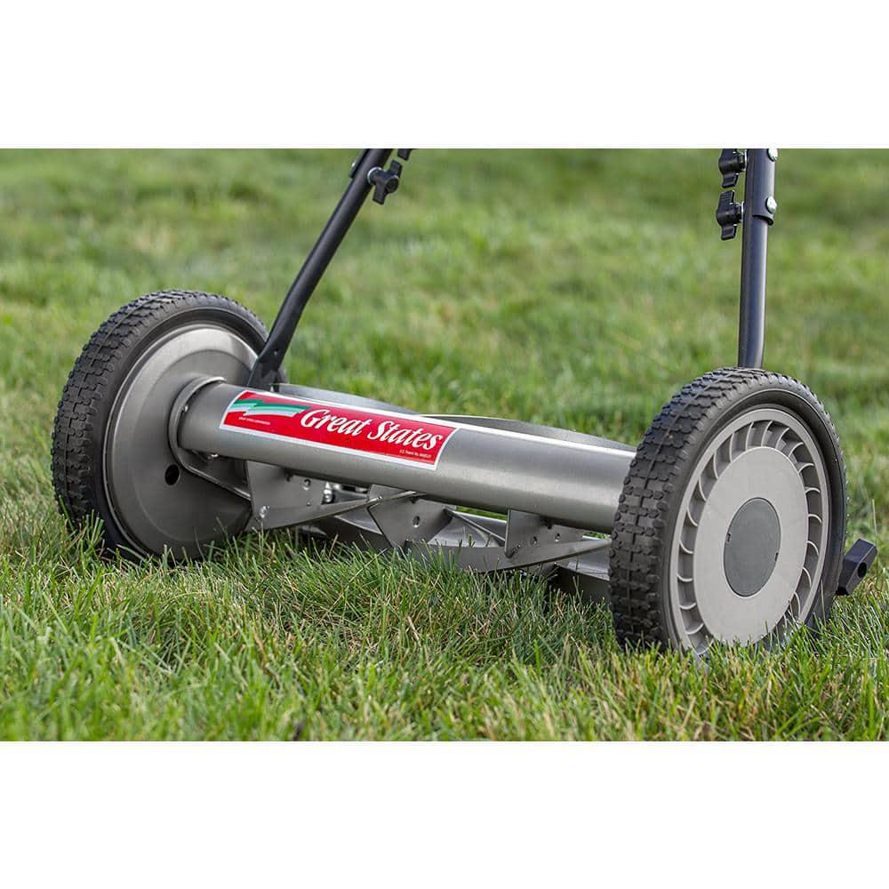 Great States Corporation 18 in 5Blade Manual Walk Behind Reel Lawn Mower