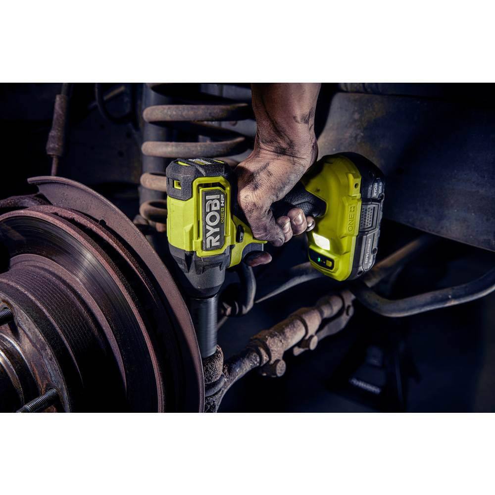 RYOBI ONE+ HP 18V Brushless Cordless Compact 12 in. DrillDriver 4-Mode 38 in. Impact Wrench (2) 1.5 Ah Batteries Charger PSBDD01K-PSBIW01B