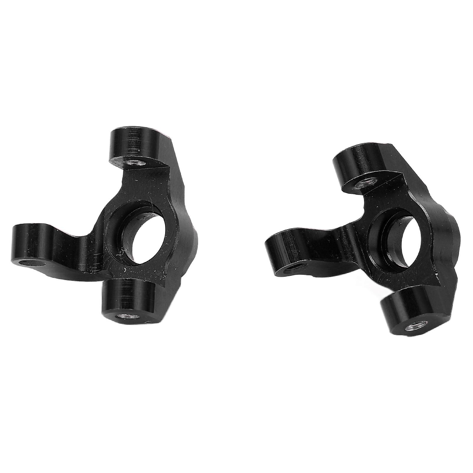 2pcs Rc Aluminium Front Steering Cup Metal Steering Knuckles For Losi Mini T 2.0 2wd 1/18 Rc Stadium Truckblack