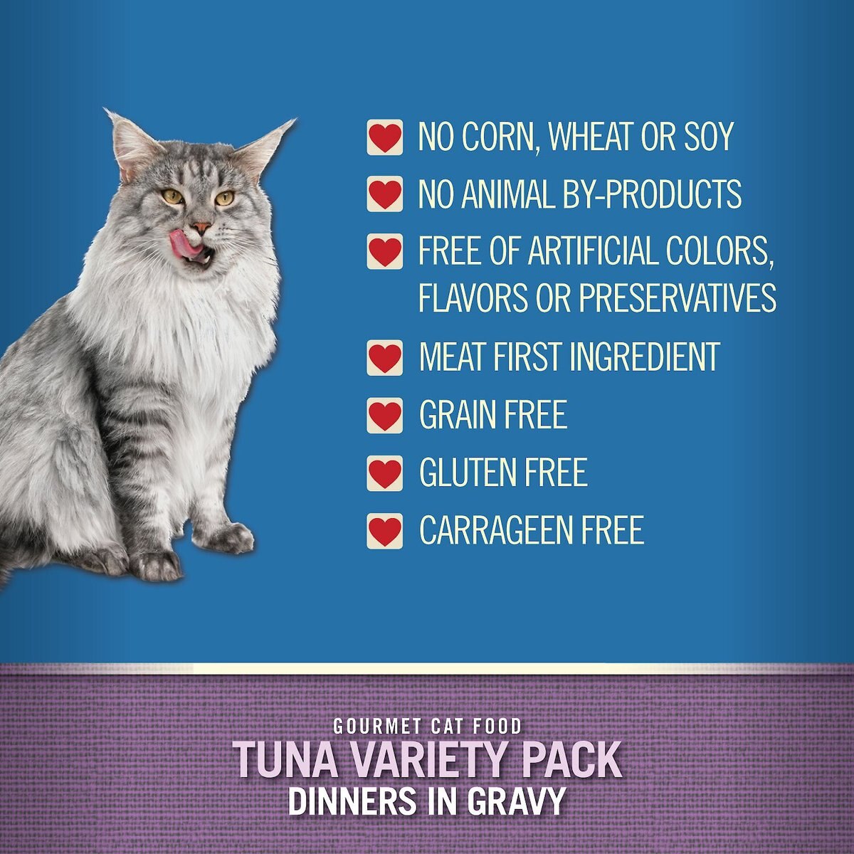 Scrumptious From Scratch Tuna In Gravy Variety Pack Canned Cat Food， 2.8-oz， case of 12