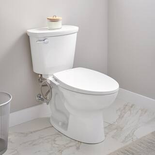 American Standard AquaWash Slim Non- Electric Slow Close Bidet Seat for Elongated Toilets in. White 8033A65G.020