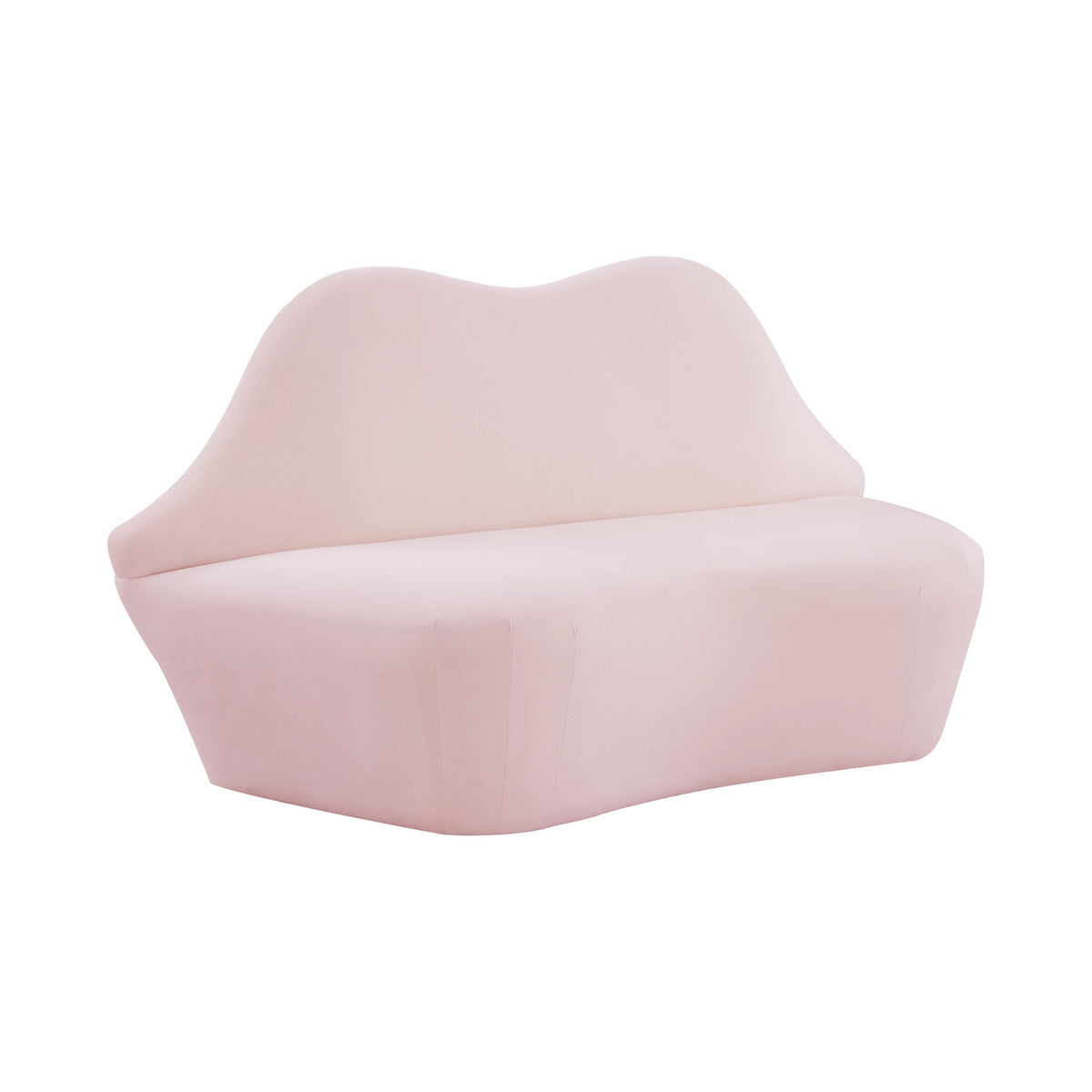 Lips Hot Velvet Settee in Various Colors