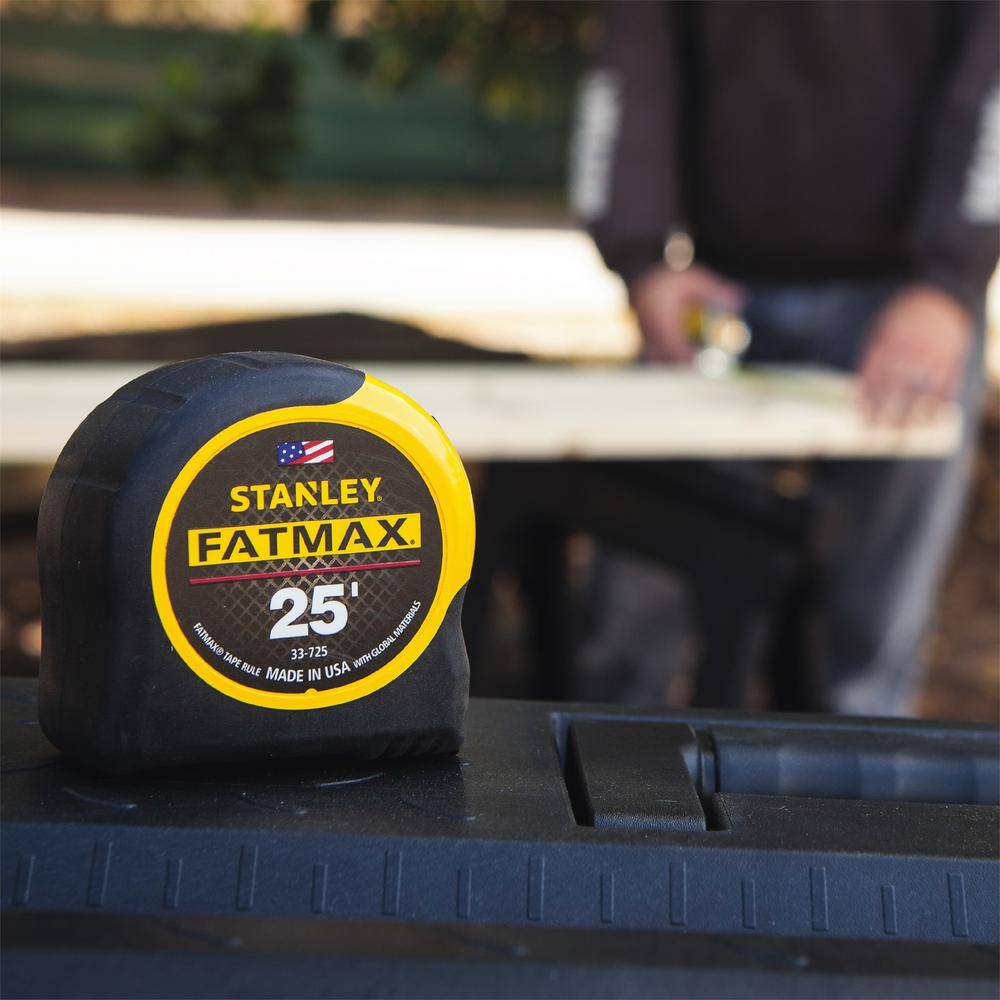 Stanley FATMAX 25 ft. x 1-14 in. Tape Measure (2 Pack) 33-725Y2PK