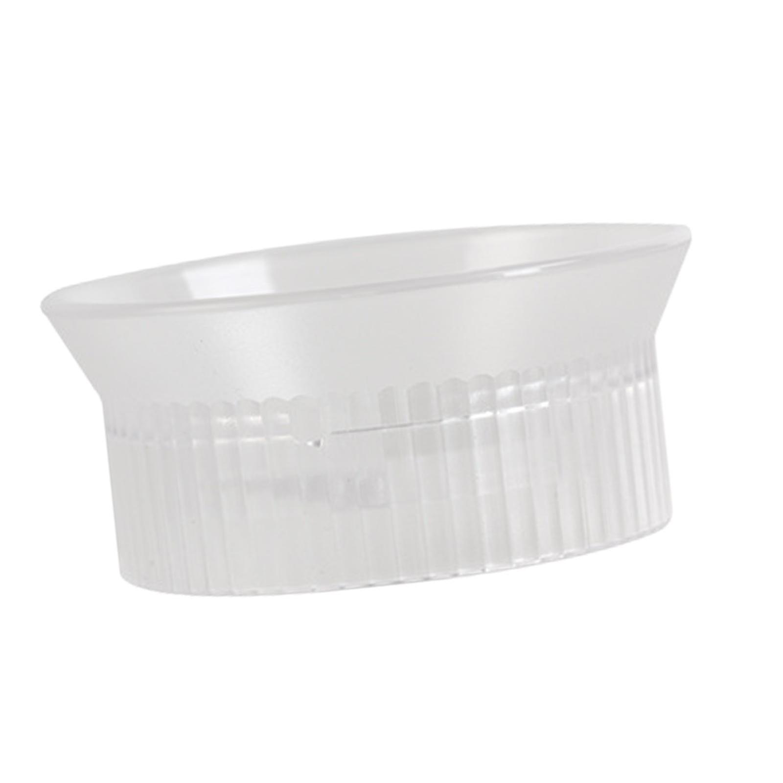 Coffee Pot Tamper Rotary Powder Dosing Ring 360 Rotating Coffee Powder Filler Clear 150ml