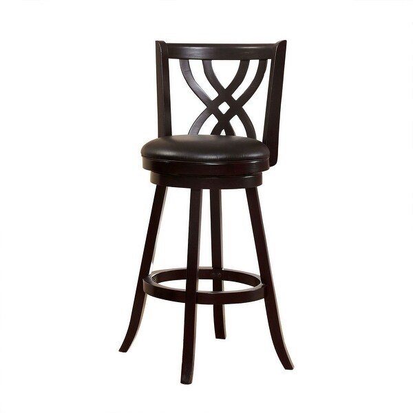 Wooden Swivel Bar Stool