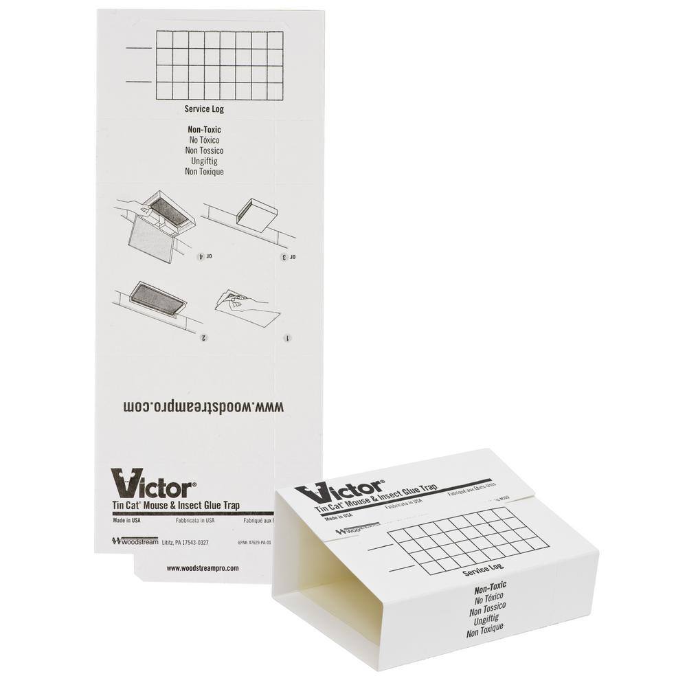 Victor Mouse and Insect Glue Trap for Tin Cat (72-Pack) M309