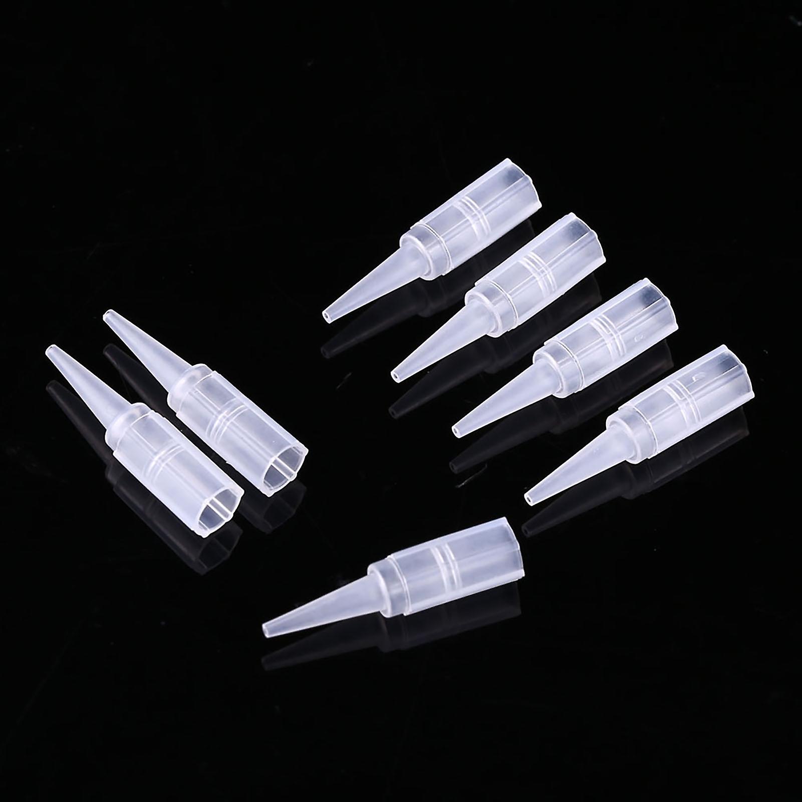 100pcs/set Disposable Tattoo Needle Tube Nozzle Tips Cap Round Microblading Machine Supply 1r