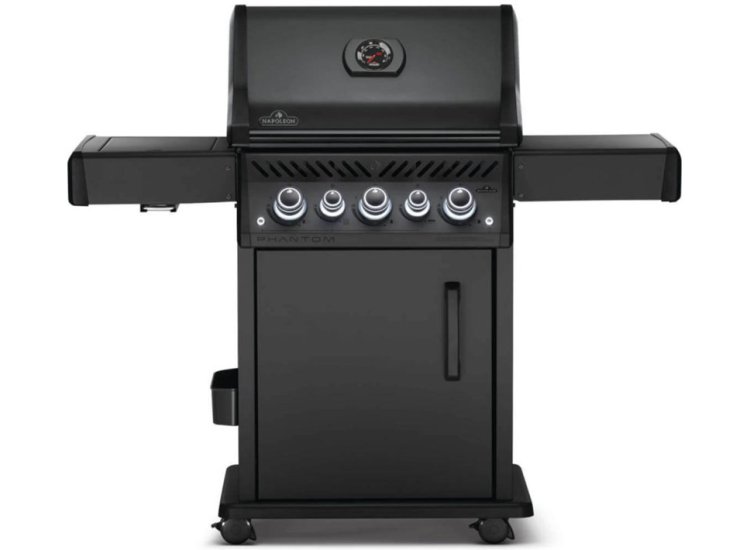 Napoleon Phantom Rogue SE 425 RSIB Natural Gas Grill with Infrared Side and Rear Burners in Matte Black