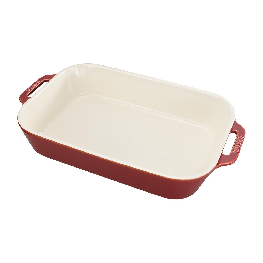 STAUB Ceramic 13 inch x 9 inch Rectangular Baking Dish