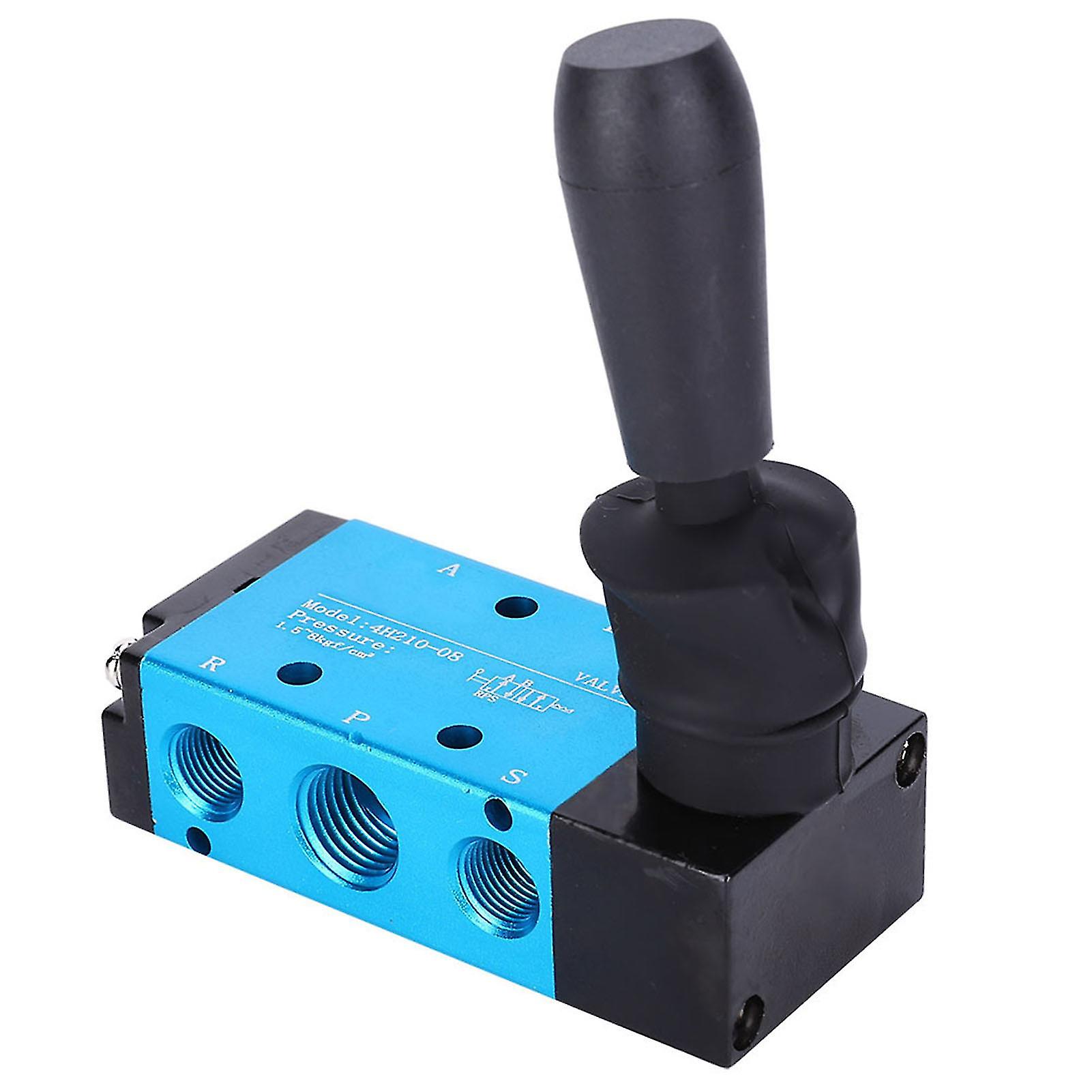 Hand Lever Pneumatic Valve Aluminum Alloy 2-Position 5-Way 4H210-08 1/4in Air Component