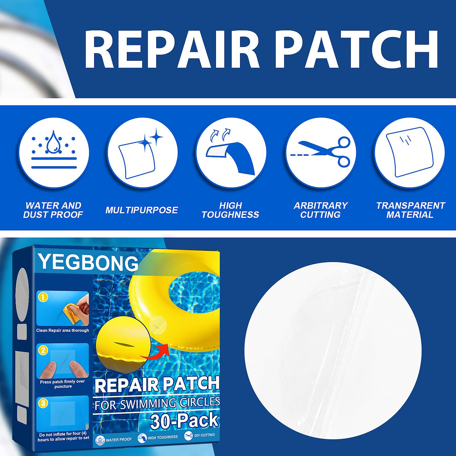 Swimring Repair Repair Kit Self-adhesive Lining Patch Swimming Ring Inflatable Pontoon Waterproof Sealing Sticker