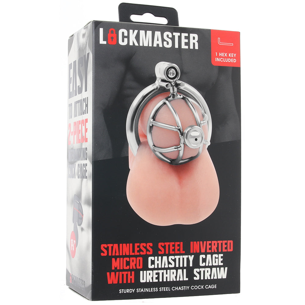 Lockmaster Inverted Urethral Straw Micro Chastity Cage