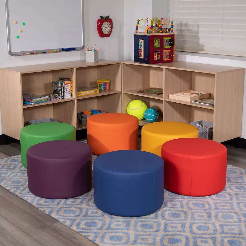 Emma and Oliver Soft Seating Flexible Circle for Classrooms - 12 Seat Height