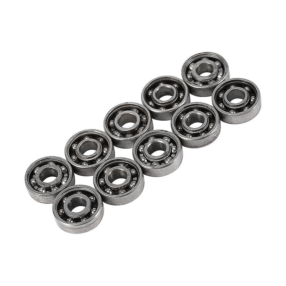 10pcs Steel Miniature 608 Ball Bearing for Fingertip Toy Spinner 8*22*7mm