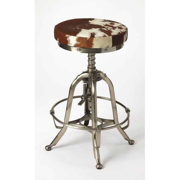 Butler Donovan Hair-On-Hide Barstool