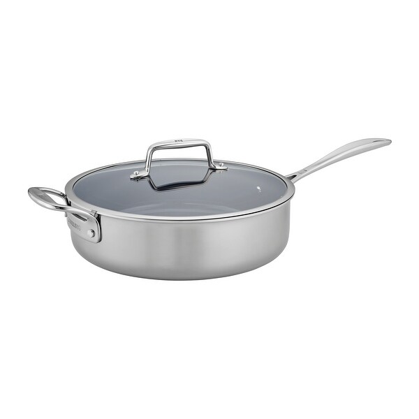 ZWILLING Clad CFX Stainless Steel Ceramic Nonstick Saute Pan