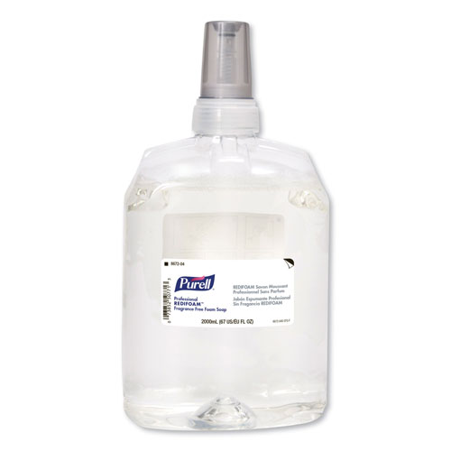 Gojo Purell Professional REDIFOAM Fragrance-Free Foam Soap | 2000 mL， 4