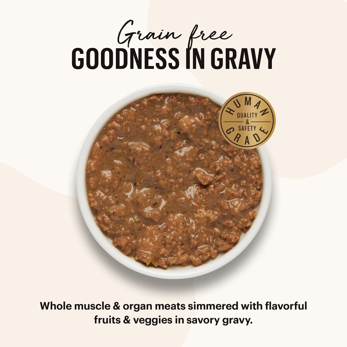 The Honest Kitchen Grain-Free Variety Pack Minced in Gravy Wet Cat Food， 8 count