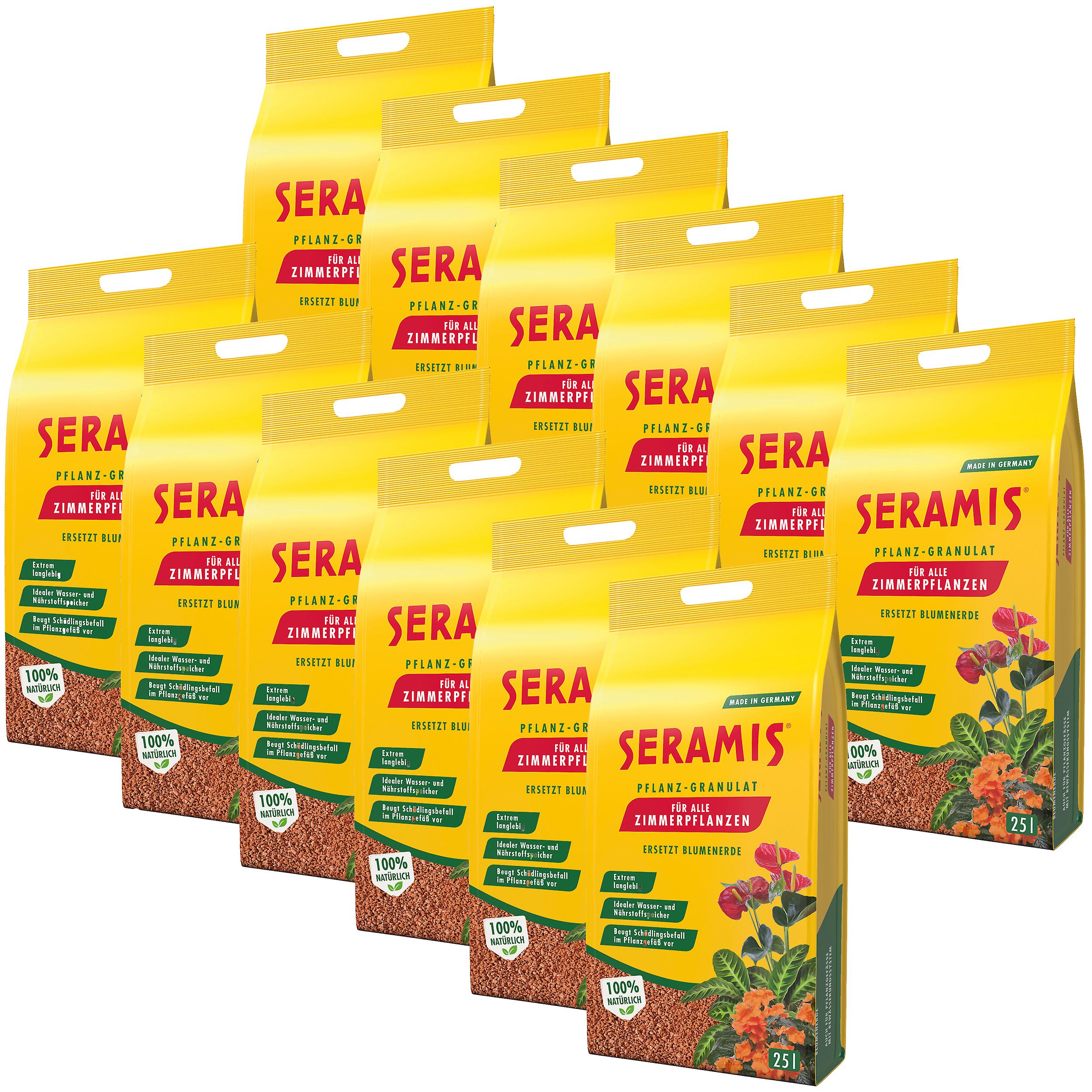 12 x SERAMIS?? plant granules for indoor plantsŁŹ 25 litres