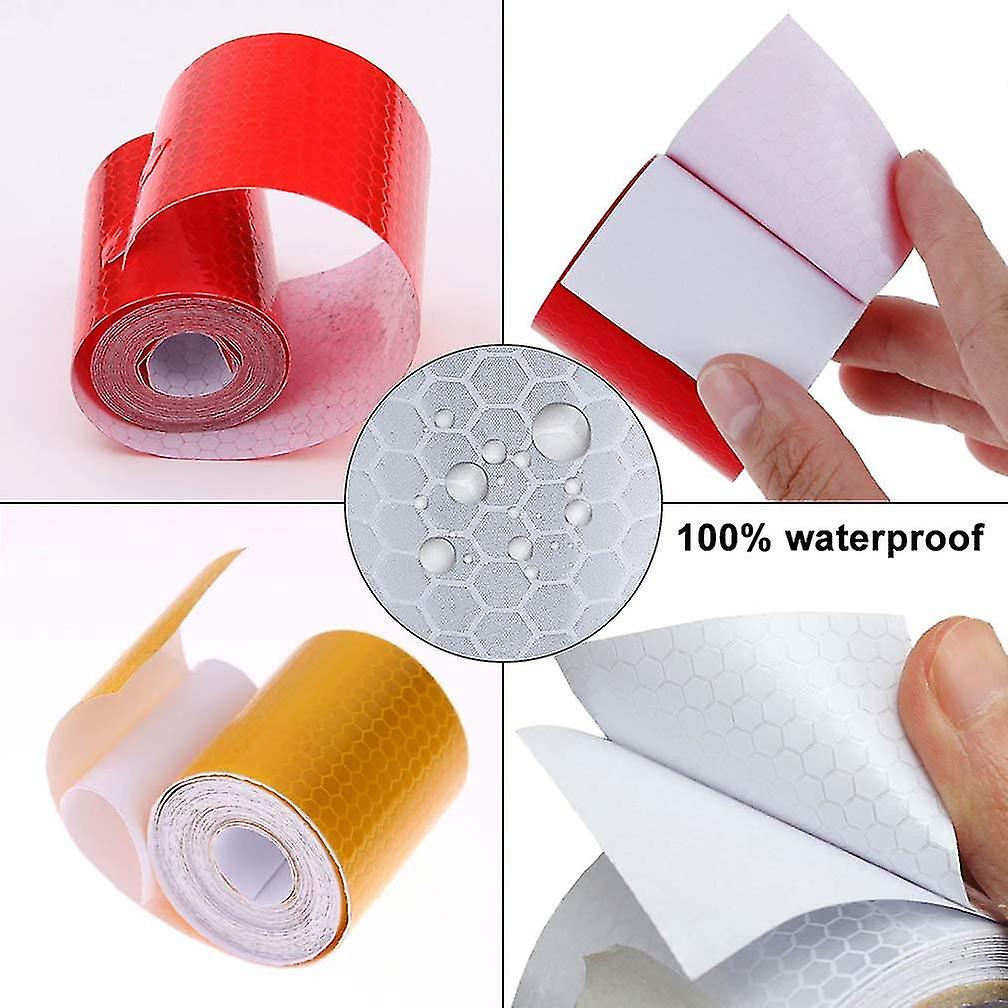 3pcs Reflective Tape， Safety Warning For Night Use