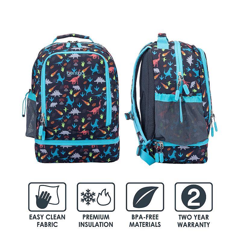 Bentgo Kids Prints 2-in-1 Backpack and Insulated Lunch Bag