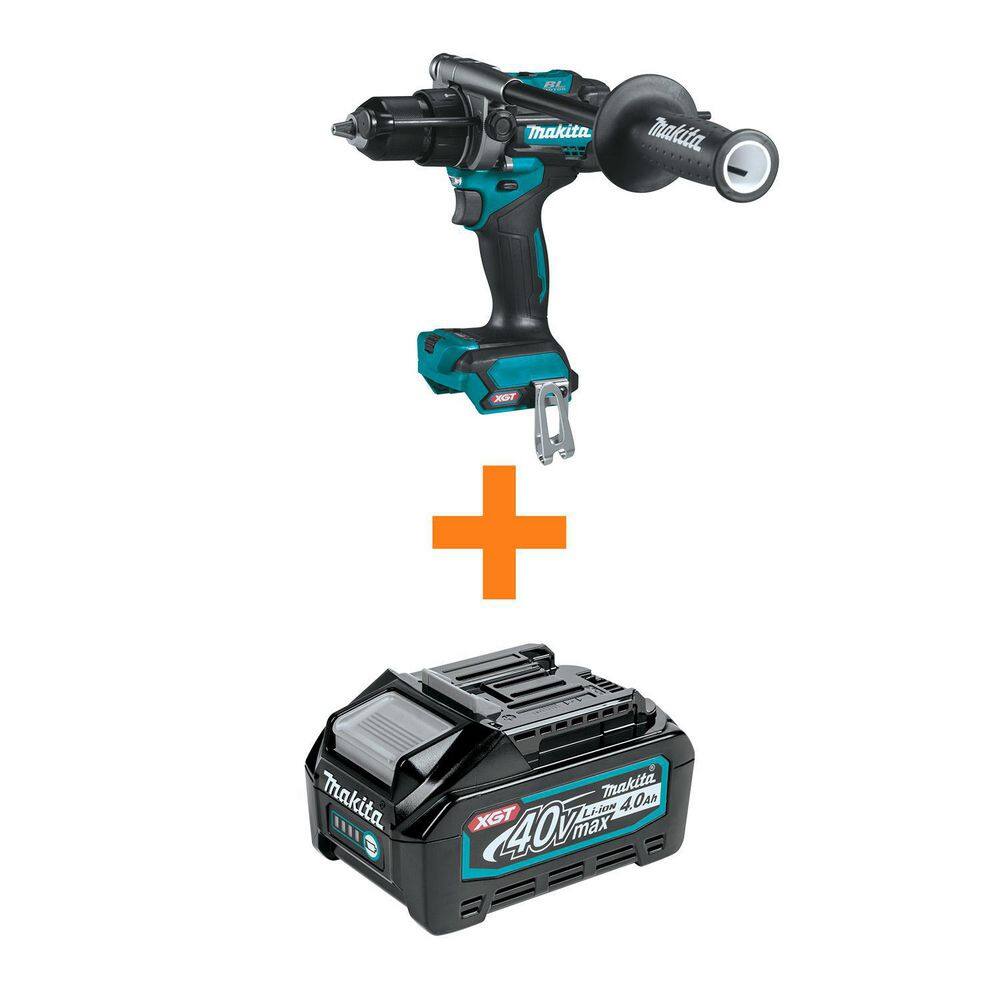 Makita 40V Max XGT Brushless Cordless 12 in. Hammer Driver-Drill Tool Only with bonus 40V Max XGT 4.0Ah Battery GPH01Z-BL4040