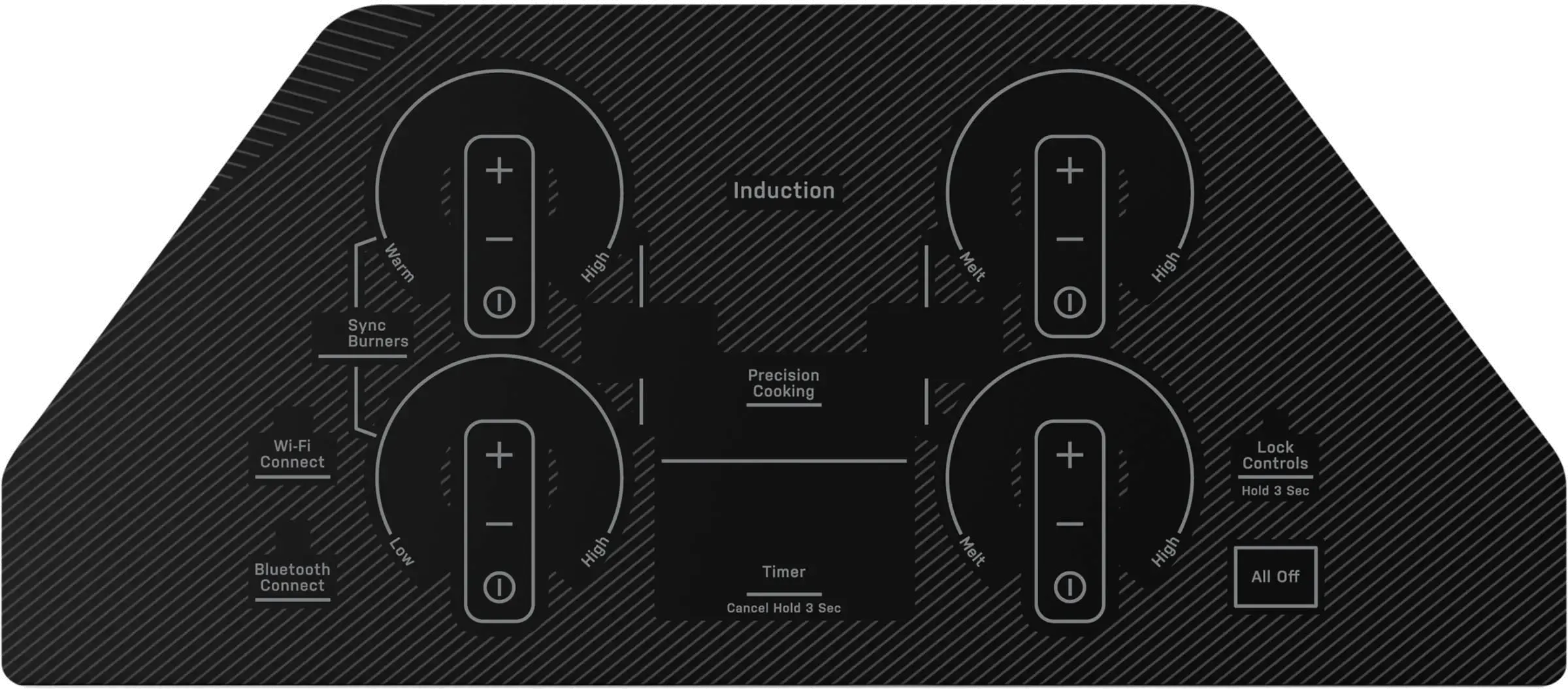 GE Profile Electric Induction Cooktop PHP9030STSS